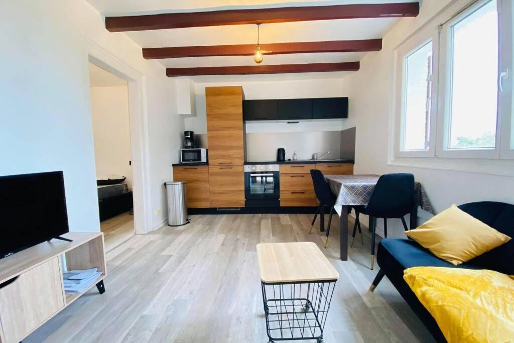 Appartement cosy avec jardin chaleureux Laon Extérieur photo